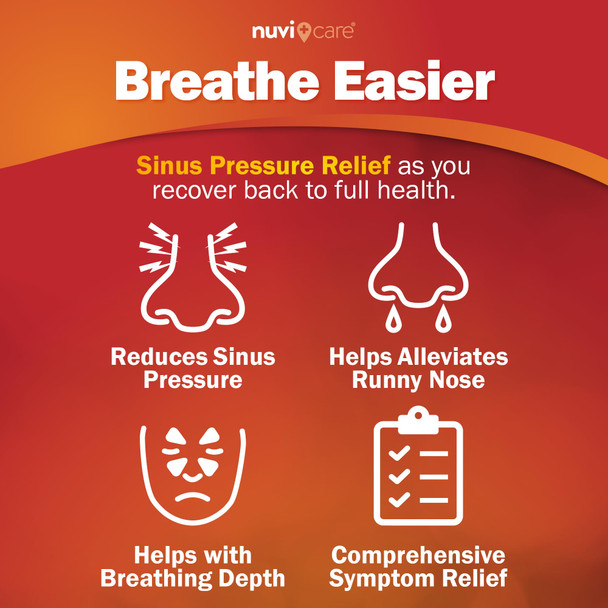 Nuvicare Max Strength PE Phenylephrine HCl 10mg Non Drowsy Nasal Decongestant  Allergy Sinus Congestion Relief Compare to Sudafed PE Decongestant Tablets  Sinus Decongestants for Adults (100 Count)