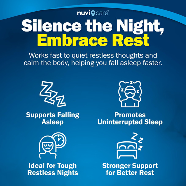 NUVICARE Maximum Strength SleepAid Soft Gels Nighttime Sleep Aid with Diphenhydramine HCl 50mg  Non Habit Forming Sleeping Pills for Adults  Extra Strong OTC Sleep Aids for Adults (100 Count)