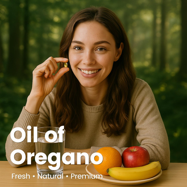 VEV Oil of Oregano with Black Seed Oil & Moringa, Organic, 300 Softgels, Aceite de Orégano, Carvacrol-Rich, Opaque Airtight Packaging, Immune Support Supplement
