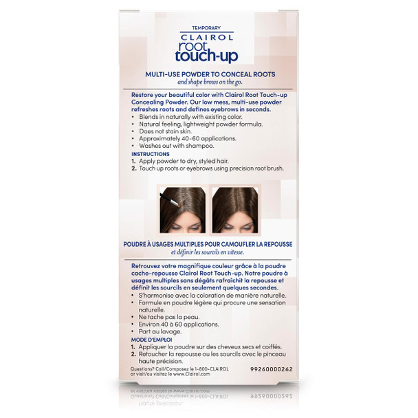 Clairol Root Touch-Up Temporary Concealing Powder Black Hair Color