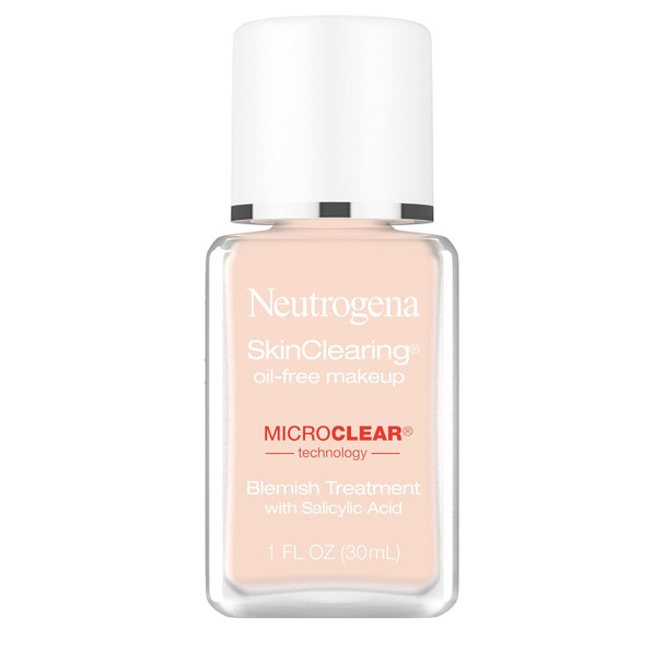 Neutrogena SkinClearing Oil-Free Acne and Blemish Fighting Liquid Foundation - 20 Natural Ivory, 1 fl. oz