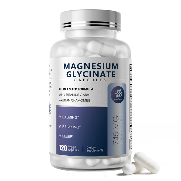 iMATCHME Magnesium Glycinate 850mg Capsules 120 Count