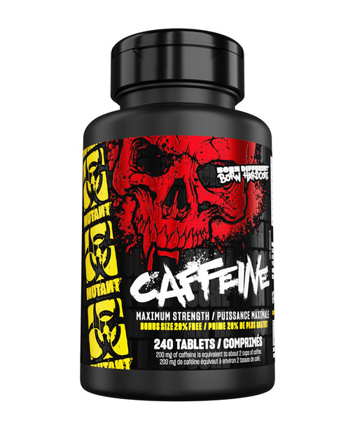 Mutant Caffeine - Maximum strength - 200mg caffeine equivalent - 240 tablets