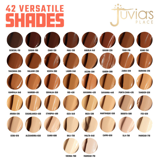 Juvia's Place I Am Magic Velvety Matte Liquid Foundation 630 - Capri - Light w/Neutral Warm Undertone Makeup Foundation Full Coverage Lightweight Long Wear Velvety Matte Finish