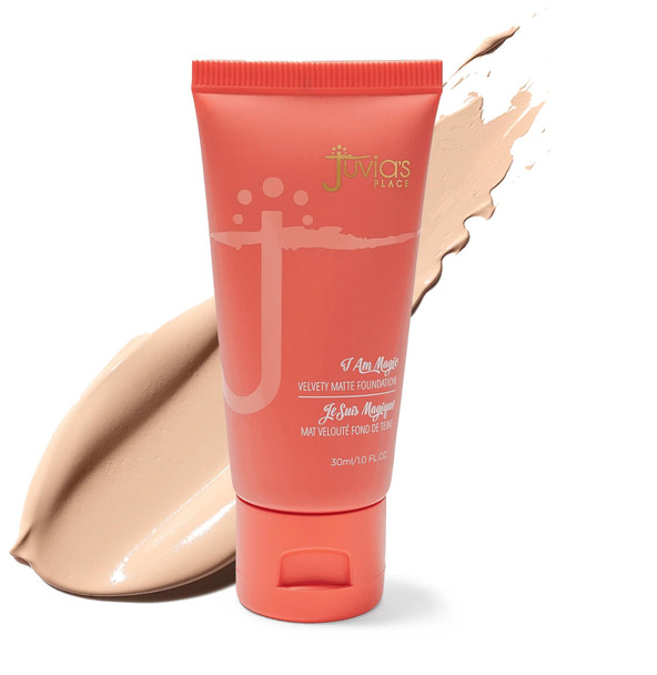 Juvia's Place I Am Magic Velvety Matte Liquid Foundation 730 - Isla - Very Light w/Neutral Cool Undertone Makeup Foundation Full Coverage Lightweight Long Wear Velvety Matte Finish