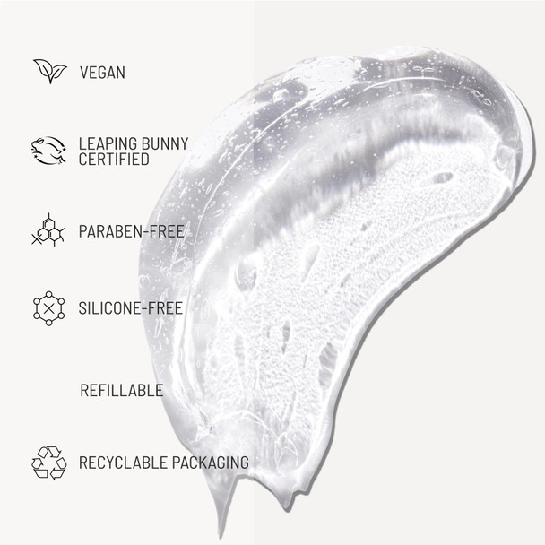 Hairstory Styling Gel Flexible Frizz Control and Curl-Defining Gel That Adds Moisture and Heat Protection 8 oz