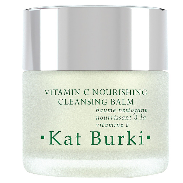 Kat Burki 8% Vitamin C Nourishing Cleansing Balm with KB5 Complex Gentle Makeup Remover & Hydrating Facial Cleanser with Vitamin E Rosehip & Avocado Oils 3.4 Fl Oz