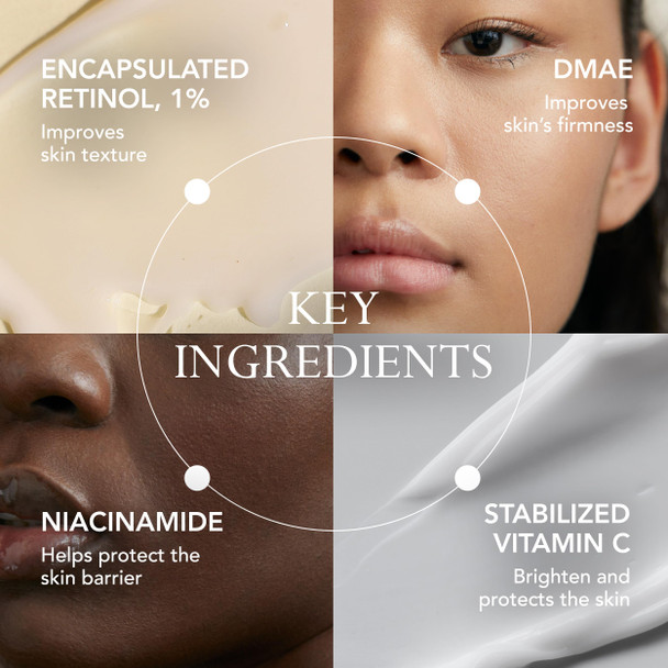 Kat Burki Rose Hip Intense Recovery Eye Serum with 1% Encapsulated Retinol Vitamin C & Niacinamide Reduces Dark Circles Puffiness & Fine Lines 0.5 Fl Oz