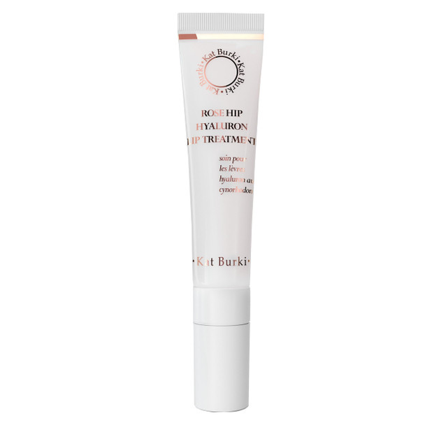Kat Burki Rose Hip Seed Lip Treatment with Hyaluronic Acid & Retinol Glossy Moisturizing Balm Reduces the Appearance of Fine Lines Plumps & Hydrates 0.5 Fl Oz