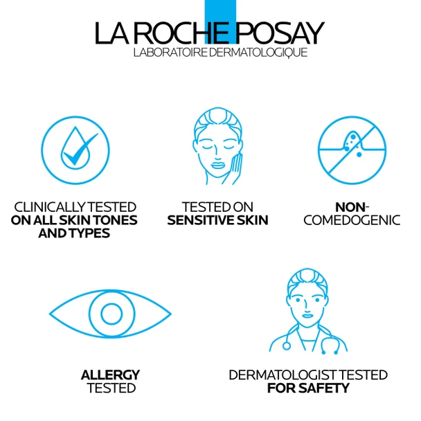 La Roche-Posay Hyalu B5 Pure Hyaluronic Acid Serum for Face Vitamin B5 + Hyaluronic Acid + Madecassoside Hydrating Serum Visibly Plumps Skin Sensitive Skin Safe Anti Aging Oil-Free  -  1.01 Fl Oz