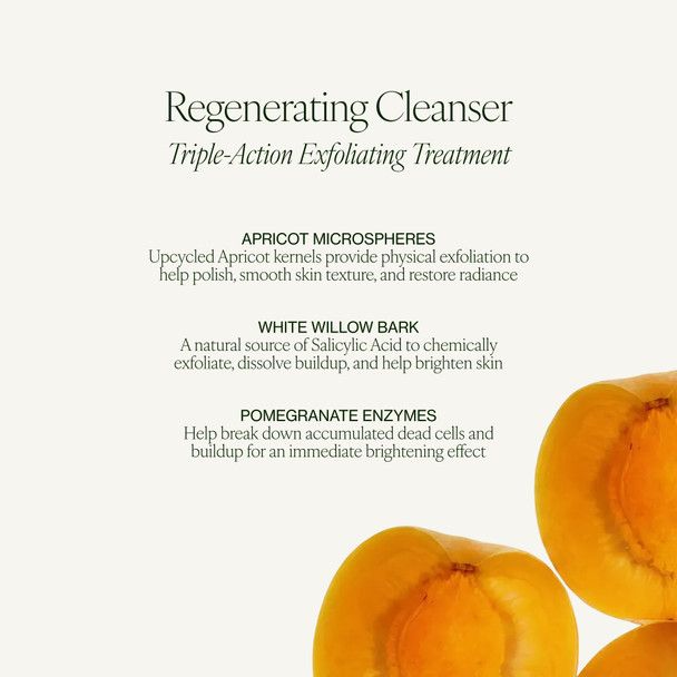 Tata Harper Regenerating Cleanser Daily Exfoliating Cleanser Daily Face Wash Natural Skincare