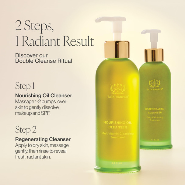 Tata Harper Nourishing Oil Cleanser Gentle Makeup Removing Cleanser Cleansing Oil Natural Skincare