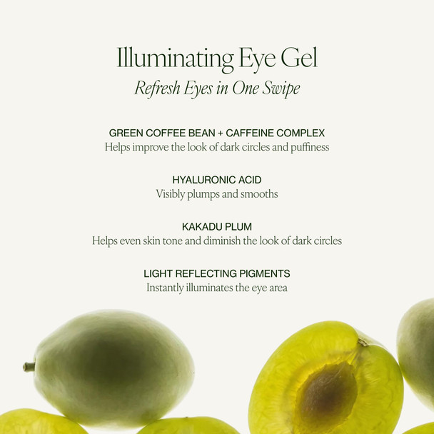 Tata Harper Illuminating Daily Eye Gel Lightweight & Depuffing For Dark Circles Available in 3-Piece Set