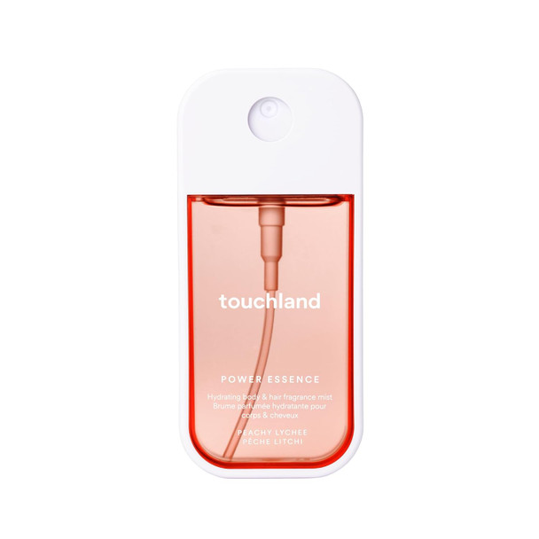 Touchland Hydrating Body & Hair Fragrance Mist – Peachy Lychee – 2 FL OZ