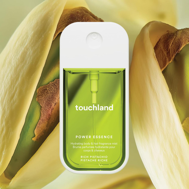 Touchland Hydrating Body & Hair Fragrance Mist – Rich Pistachio – 2 FL OZ
