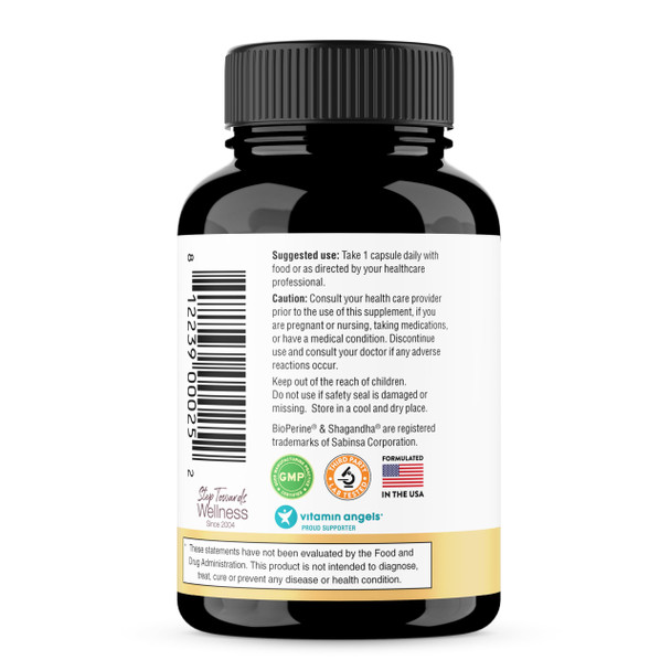 Sandhu's DIM Supplement 200 mg -60 Capsules - Diindolymethane with Ashwagandha & Bioperine Hormone Balance for Women & Men, Hormonal Acne Supplements