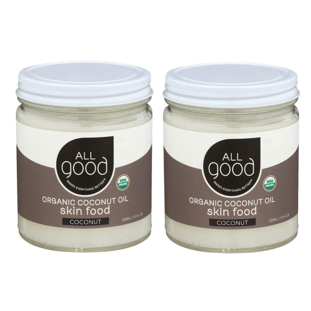 All Good Makes Everything Better All Good Organic Coconut Oil Skin Food - Natural Moisturizing Skin Care - Non Gmo - Vegan (Coconut)