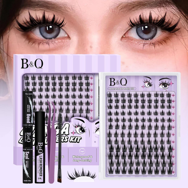B&Qaugen Lash Bond And Seal Waterproof 10Ml Eyelash Bond And Seal Lash Glue For Lash Clusters 72 Hours Black Lash Glue And Bond Super Strong Lash Extension Bond And Seal Long Lasting (Newst-Hei New)