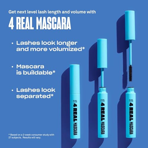 Babe Original Renewing Lash Serum 6Ml And 4 Real Mascara Bundle Peptide-Infused Eyelash Serum For Fuller Longer-Looking Natural Lashes Lash Enhancing Treatment