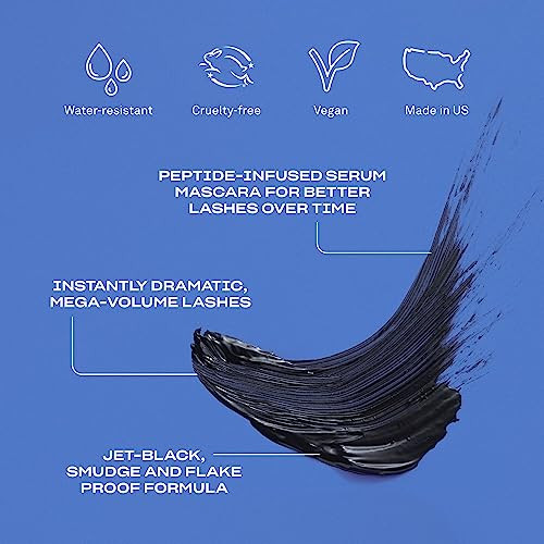 Babe Original Volumizing Lash Mascara - Smudge Proof Long Lasting & No Clump Formula Buildable Volume Water Resistant Black Mini