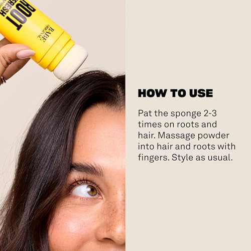 Babe Original Root Refresh Dry Shampoo Powder For Clean & Volumized Hair| Instantly Absorb Oil & Odor | Aerosol-Free & Talc-Free | Travel-Friendly | Nourish Scalp With Aloe Vera Caffeine & Arrowroot