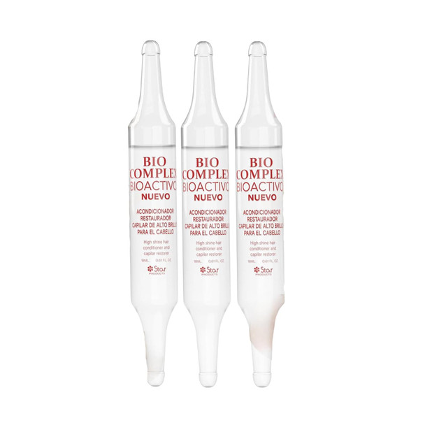 Bio Complex Avocado Oil Ampoules 1 Pack 0.61 Oz Each Deep Nourishing Hair Treatment For Hydration Repair And Strengthening