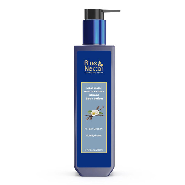 Blue Nectar Shea Butter Moisturizing Warm Vanilla And Sugar Body Lotion With Vitamin E For Hydration | Body Lotion For Dry Skin | For Women & Men (12 Herbs 6.76 Fl Oz)