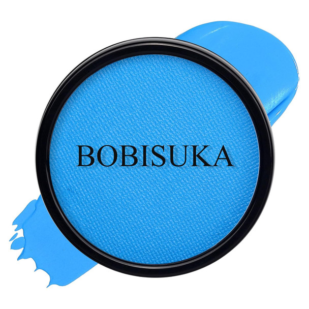 Bobisuka Black White Face Body Paint Water Based Face Painting Kit Body Paints With Brushes Non-Toxic Facepaint For Halloween Party Clown Joker Goth Skull Sfx Makeup Costume Cosplay Stage Dress-Up