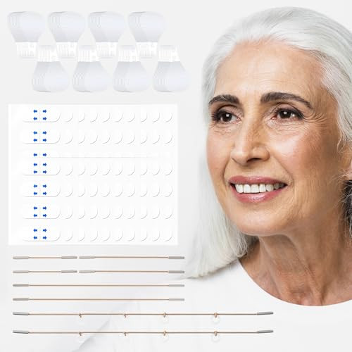 Ccbeauty 200Pcs Face Neck Lift Tape 2 Types Instant Facelift Tapes For Face Neck Eyes Jaw Invisible And Breathable Face Lifting Tapes For Wrinkles Double Chin Lifts Sagging Skin