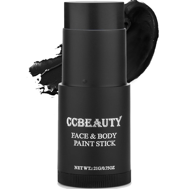 Ccbeauty Clown White Face Paint Stick Face Painting Kit White Cream Sfx Makeup Foundation Professional Body Paint For Halloween Cosplay Costume Party Skeleton Joker Mime Special Effects Makeup