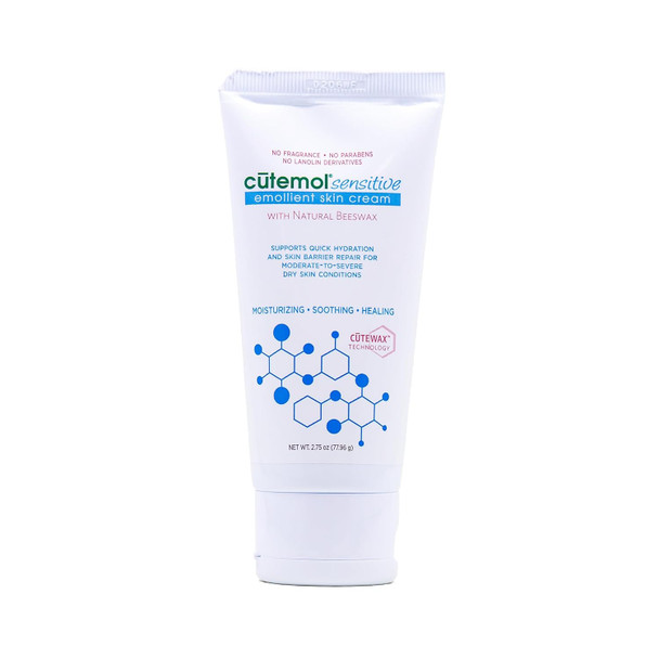 Cutemol Emollient Moisturizing Cream - Serious Moisturizer Lotion Balm For Recovering Dry Damaged Skin - Hydration For Cracked Hands And Feet Eczema Psoriasis And Raw Skin (2 Oz)