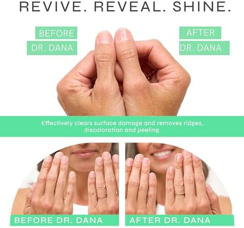 Dr. Dana Beauty Dr. Dana Nail Buffer For Natural Nails - Professional Three Grit Buffing Block For Healthy Beautiful Nails - At-Home Pedicure And Manicure Tools - Smoothing Polishing And Shining