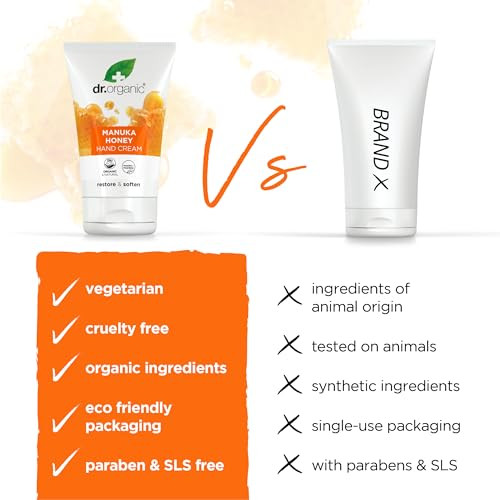 Dr. Organic Dr Organic Manuka Honey Hand Cream 0.16 Kg