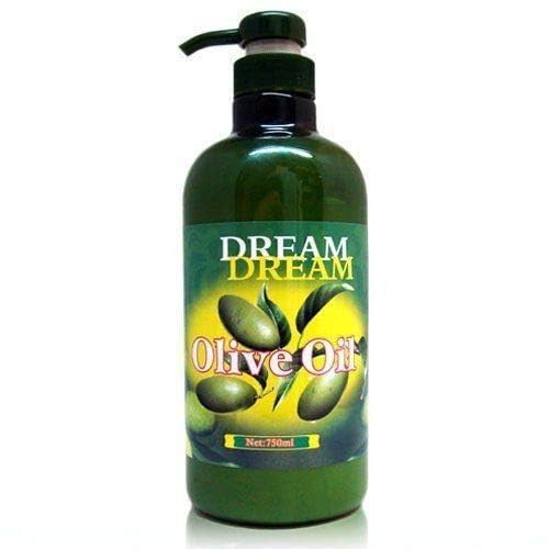 Dream Dream Dream Olive Oil Lotion For Body Hands And Feet; Creates Smooth Non-Greasy Delectable Calming Emollient Long Lasting Smell For Dry Skin; Popular Use In Nail Salons & Spas - 750Ml