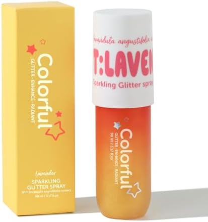 Ecoppeal Body Glitter Spray Shimmer Mist For Hair And Body Long-Lasting And Quick-Drying Golden Glitter Hairspray Suitable For Stage Festival Rave And Makeup Prom