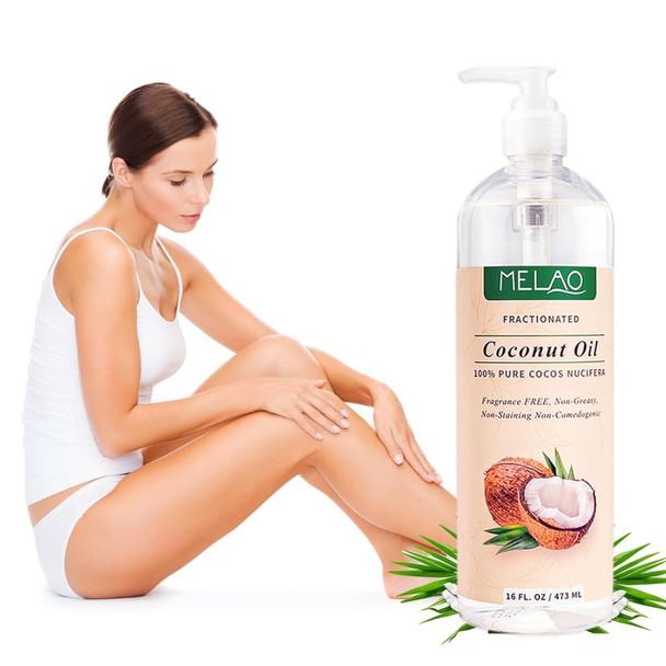 Elitzia Coconut Oil For Skin & Hair Care Repair Oil With Spf 15 Uv Protection Moisturizing Glowing For Dry Skin Frizzy Damaged Hair Massage Oil With Vitamin E Avocado Jojoba Oil 118Ml/3.99Fl.Oz