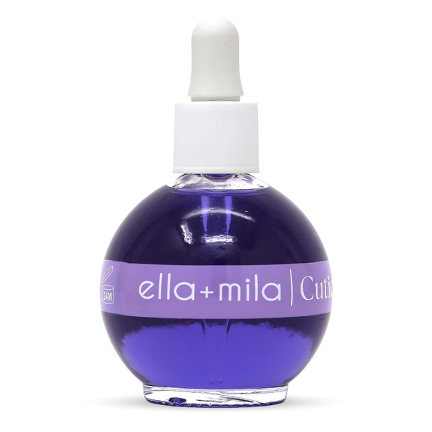 Ella+Mila Nail Cuticle Oil With Olive & Avocado - Deep Moisture Cuticle Oil For Nails - Intense Hydration For Dry Cuticles - Vegan Nail Care Products - 2.3 Fl Oz