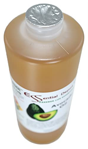 Essential Depot Avocado Oil - 1 Quart - 32 Oz - Safety Sealed Hdpe Container With Resealable Cap - 100% Pure And Natural For Hair Skin Massage And Cooking