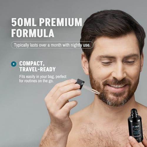 Forge Skin Night Beef Tallow Serum For Men [Tallow-Based] - Facial Essence For Face Wrinkles With Essential Oils - Natural Green Tea Skincare For Radiance And Skin Hydration (1.7 Oz)