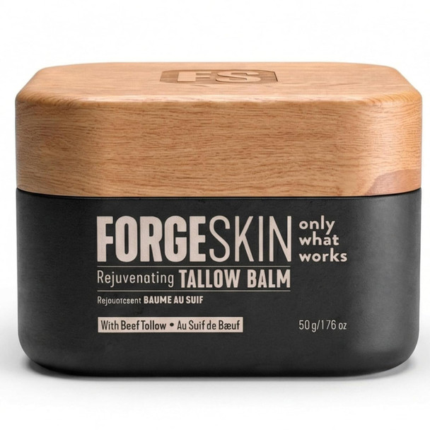 Forge Skin Wrinkle Defense Beef Tallow Balm For Men [Tallow-Based] Moisturizer For Face Hydration - Hydrating Antiaging Skin Cream Natural Facial Skincare Lotion With Essential Oils (1.7Oz Each) 3Pk