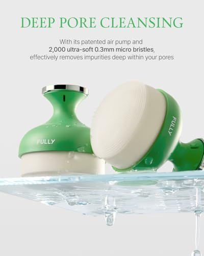 Fully Pore Cleansing Silicon Brush Effective Pore Cleaner Over 2000 Fine Bristle Unclog Pores Blackhead Brush Sebum Remover Tool Gentle Exfoliator Pairs With Green Tomato Clay Mask Cleanser