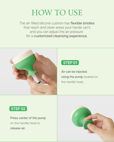 Fully Pore Cleansing Silicon Brush Effective Pore Cleaner Over 2000 Fine Bristle Unclog Pores Blackhead Brush Sebum Remover Tool Gentle Exfoliator Pairs With Green Tomato Clay Mask Cleanser