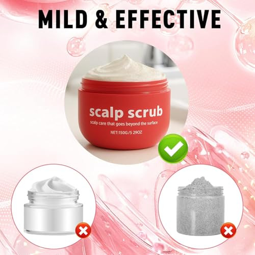 Generic Avocado Oil Scalp Scrub Rich In Grapefruit Extract Grapeseed Extract And Pumice Natural Scrub & Dry Scalp Gluten Free Vegan