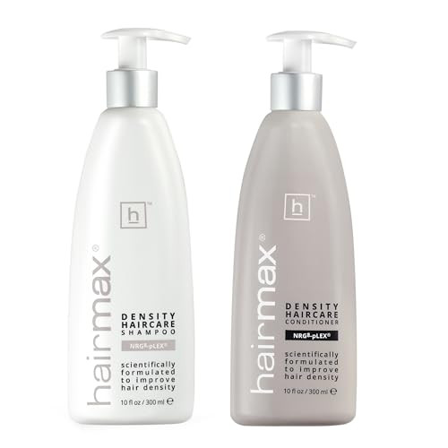 Hairmax Shampoo & Conditioner | Anti Thinning Formula | Advanced Hair & Scalp Therapy For Thinning Hair | Cleanses Hydrates & Strengthens | Sulfate & Paraben-Free | 10 Fl Oz Each
