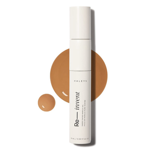 Haleys Re-Invent Sheer Tinted Marula Oil (Fair/Light Cool) Skin Tint Tinted Bb Moisturizer Tinted Foundation Face Oil Hydrate Skin Flexible Shades Low To Med Coverage For All Skin Types