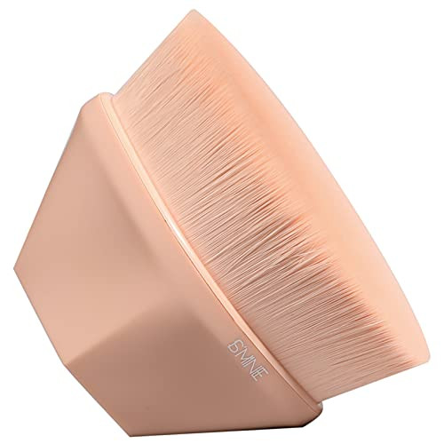 Is'Mine White Liquid Foundation Makeup With Flat Top Kabuki Foundation Makeup Brush