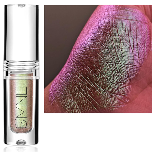 Is'Mine Glitter Liquid Eyeshadow Chameleon Metallic Multi-Dimensional Holographic Highly Pigmented Multichrome Eyeshadows Makeup (#24)