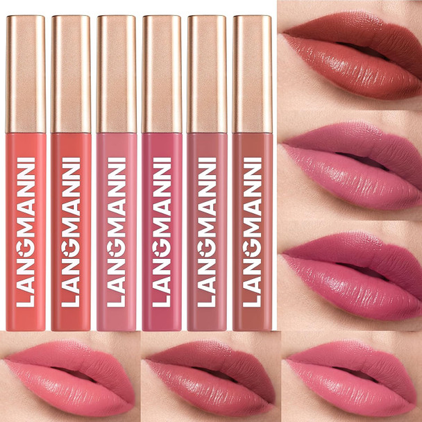 Jolilab 4 Colors Cream Texture Lip Gloss Set - Highly PigmentedHydrating Moisturizing Makeup For Women #3+7+9+12