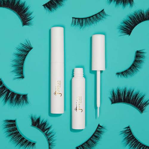 Juvia'S Place Nubian Eyelash Glue - Waterproof Lash Glue For Eyelash Extensions Latex Free Lash Extension For Professional Makeup Clear Adhesive For Lashes Extension Kit
