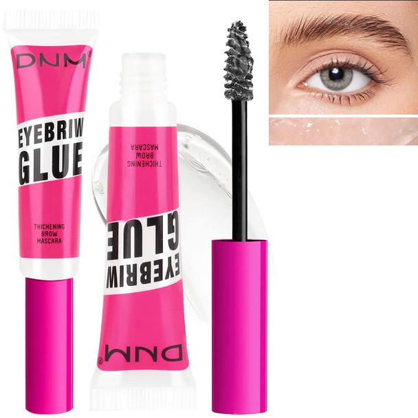 Kaely 2Pcs Thickening Brow Mascara Tinted Eyebrow Gel Waterproof Eyebrow Color Makeup Vegan Cruelty Free Maquillaje Gel Para Cejas A Prueba De Agua 07 Espresso